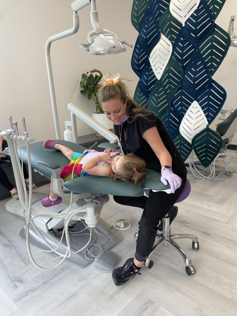 Dental Checkup for little girl